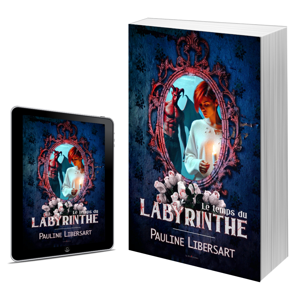 couverture + tropes du roman le temps du Labyrinthe de Pauline Libersart